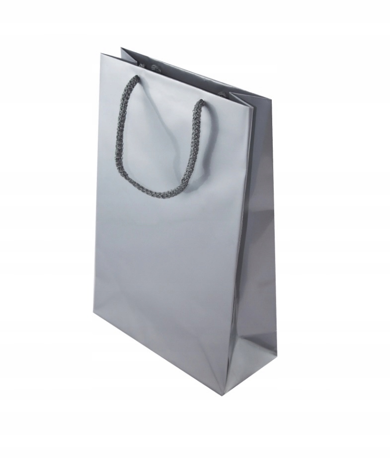 

Torebka laminowana srebrna torby foliowane a4 10