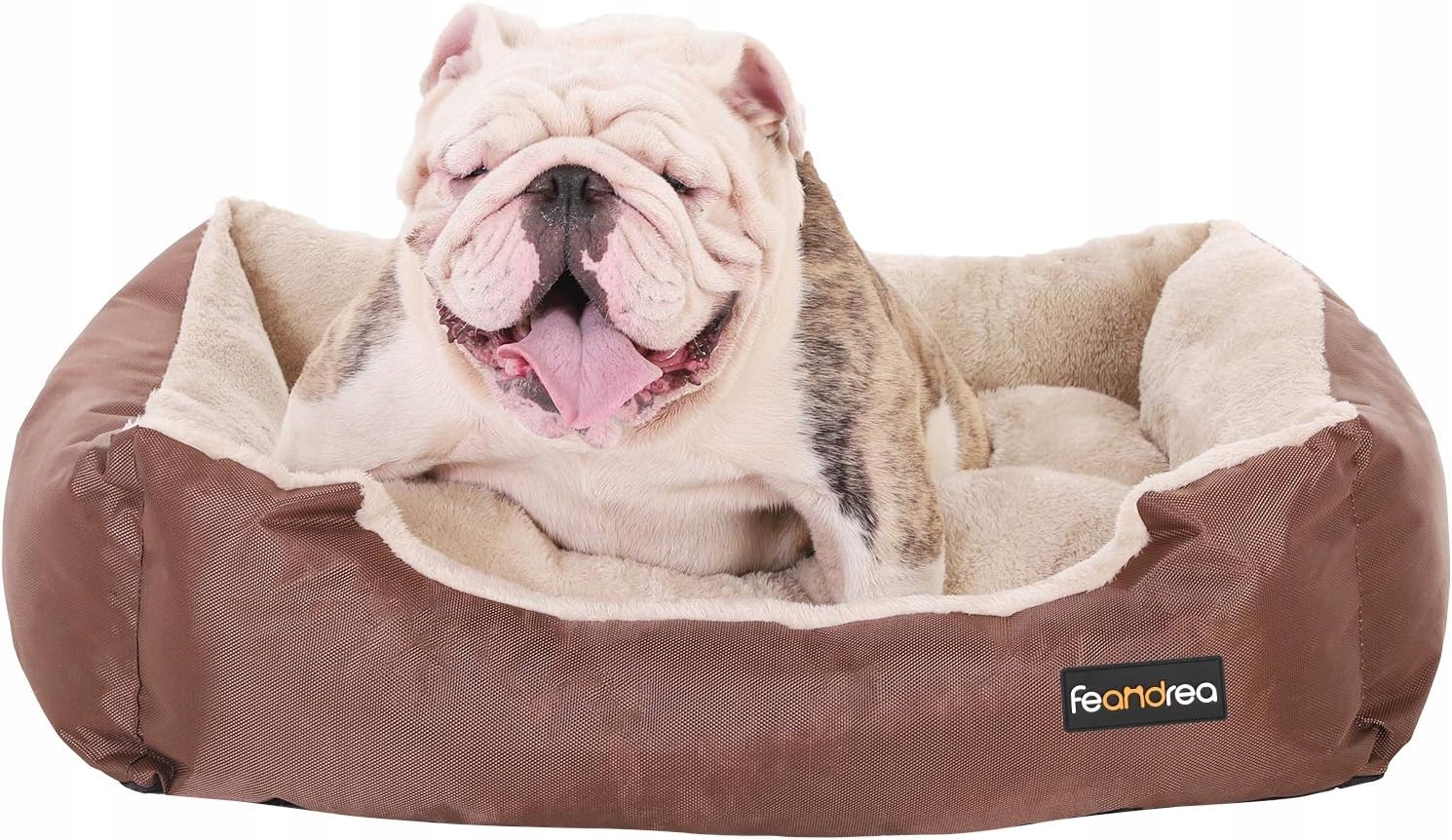 Levně Feandrea pelíšek pro psa hnědý 70 cm x 55 cm