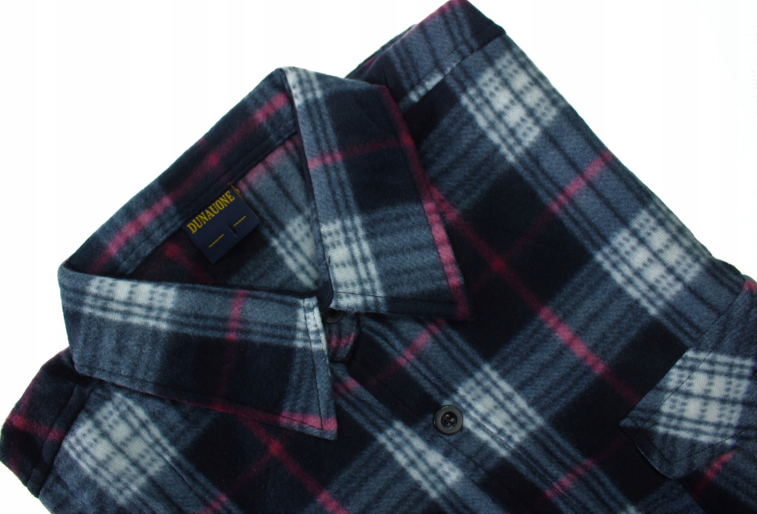 KOSZULA POLAROWA CIEPŁA MĘSKA POLAR 3XL P5 Wzór dominujący kratka