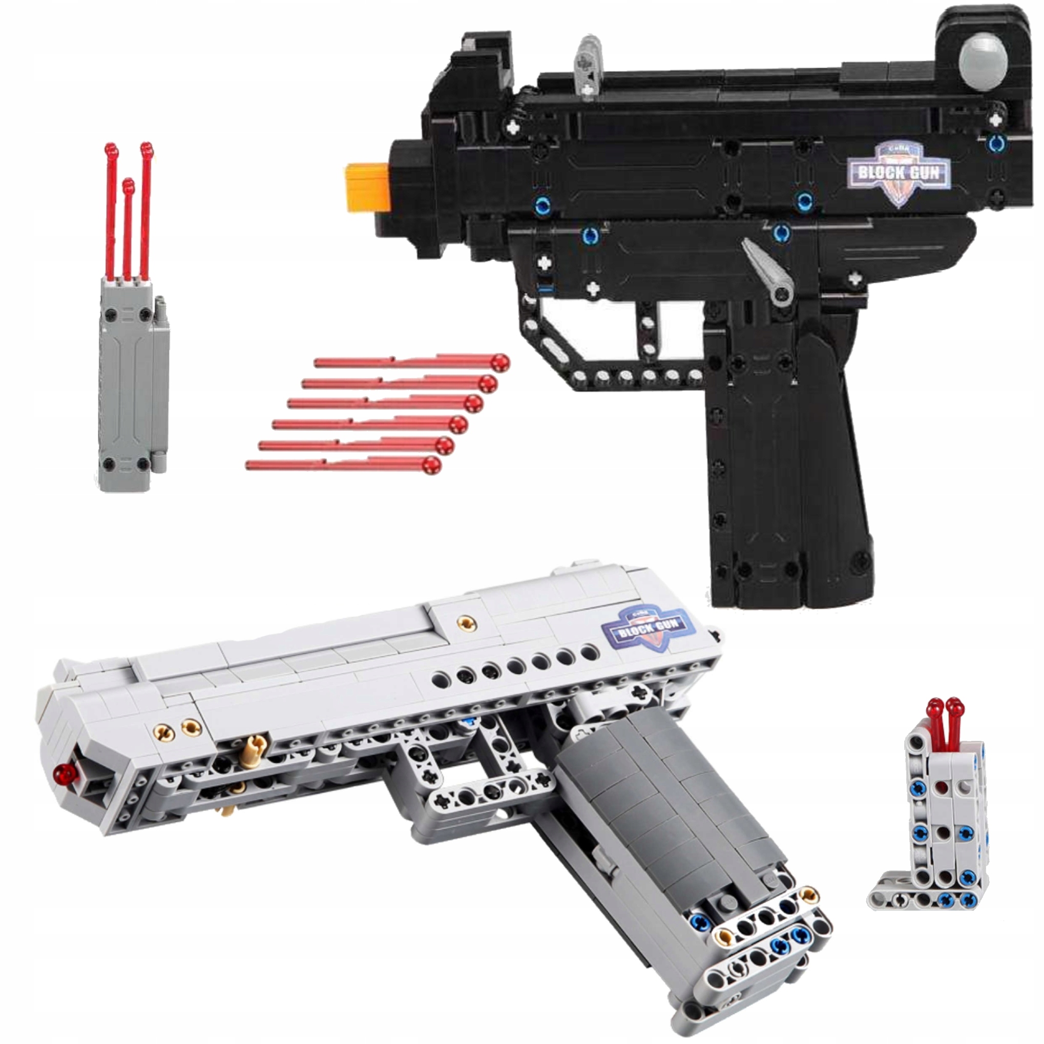 

Cada Klocki Broń Pistolet Desert Eagle +micro Uzi