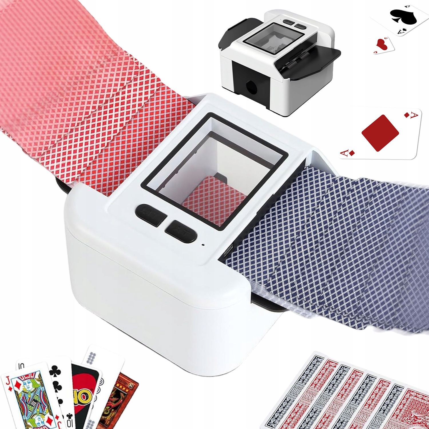 TASOWARKA DO KART AUTOMATYCZNA POKERA MASZYNKA DO TASOWANIA KART TASOWACZ