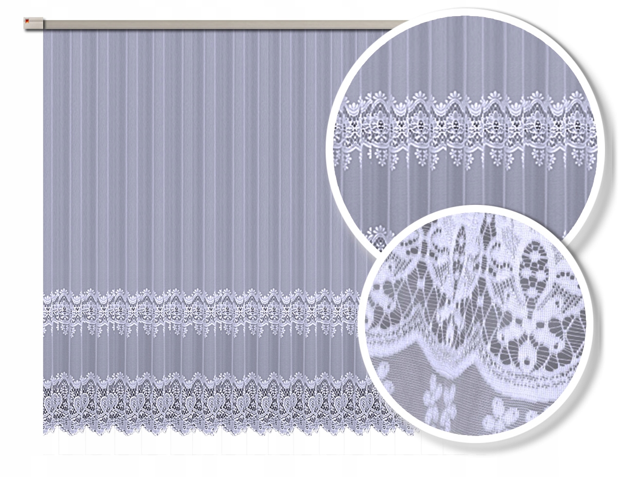 

Firanka Firana Żakardowa WYS/180 CM Więcej Wzorów
