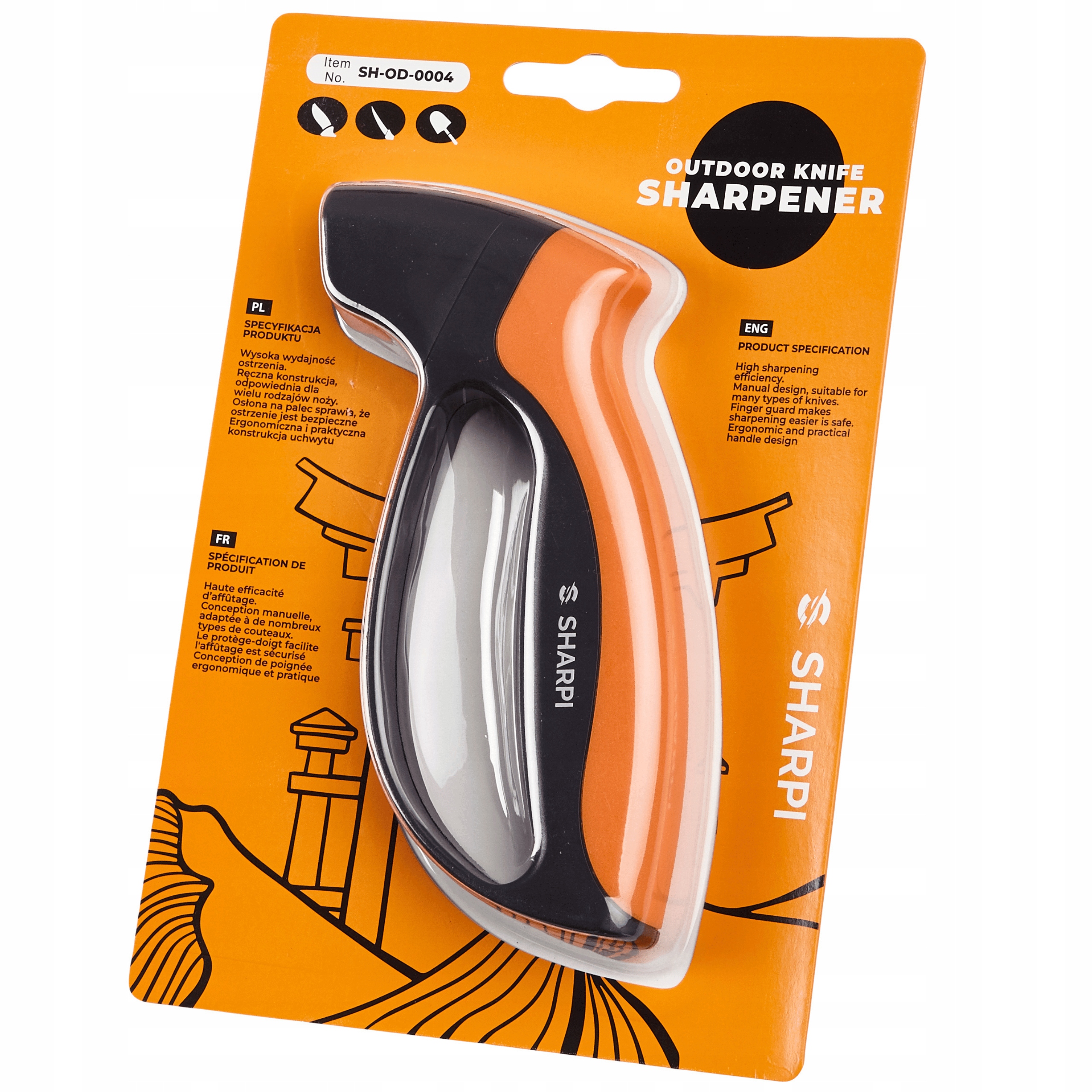 przenośna ostrzałka do noży narzędzi i siekier - SHARPI