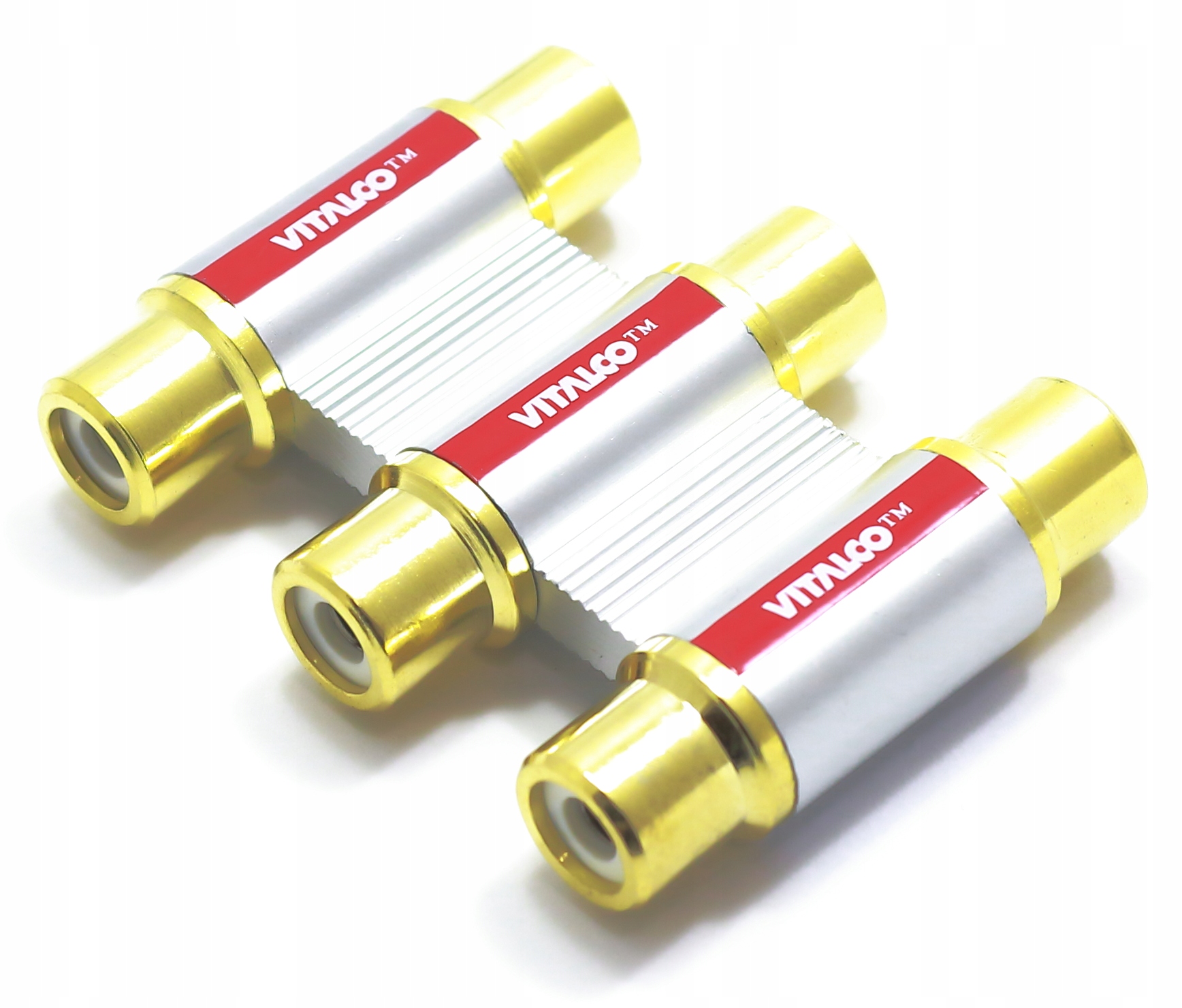 

Adapter Łącznik 3X Rca Potrójny Chinch Vitalco