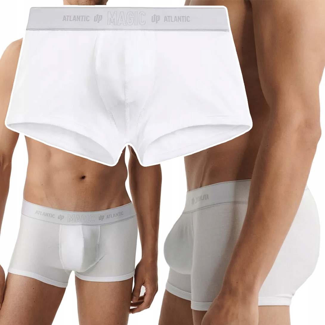 Pánské Boxerky Push-up Atlantic Magic Pocket Efekt Zvětšení M