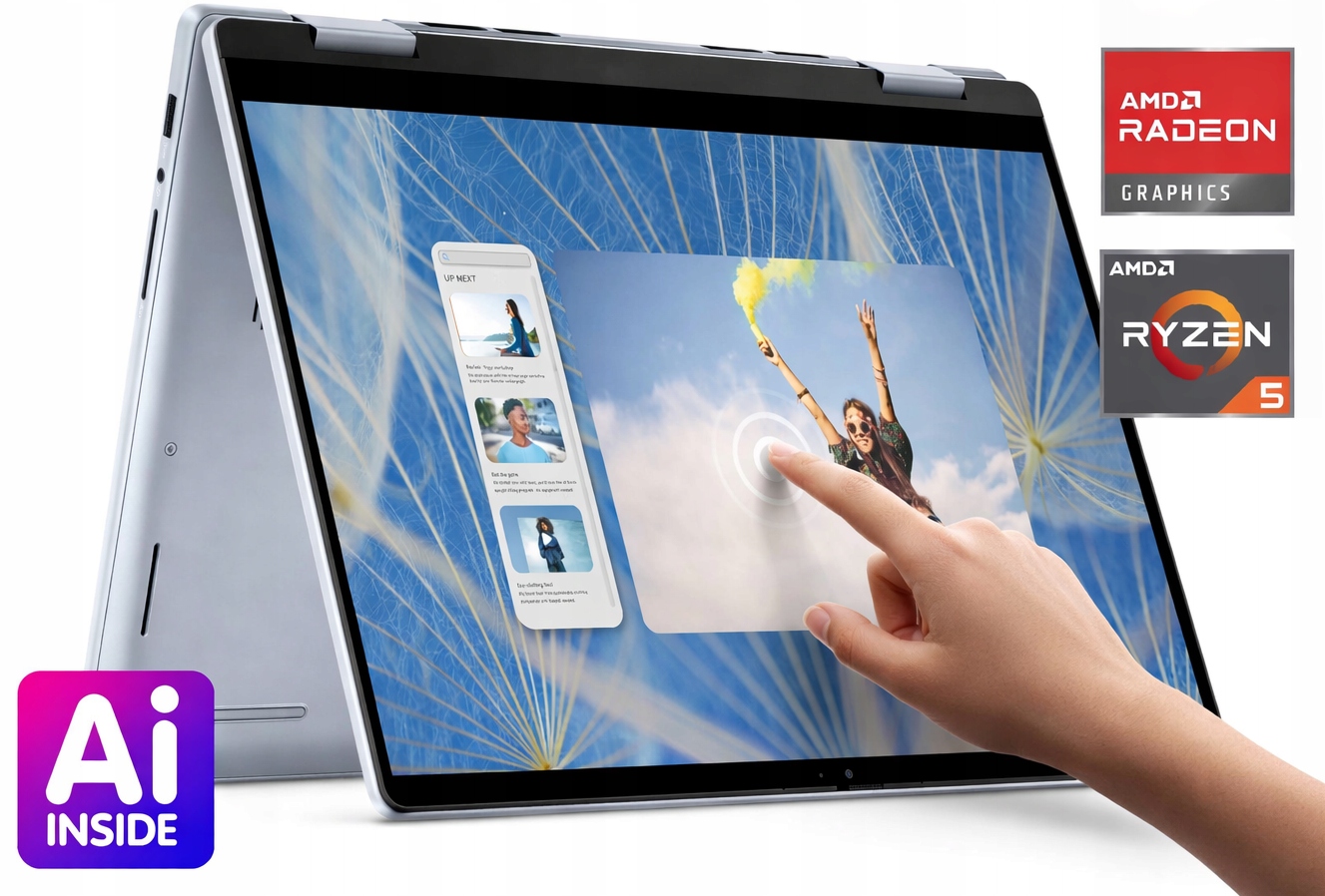 Laptop Tablet Dell Inspiron 7445 2w1 Ryzen 5 Ai 16GB 1TBGB Full Hd+ Win11