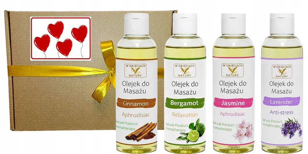 Zestaw Prezentowy Dla Mamy Olejki Do Masażu 4x Afrodyzjak Relaks