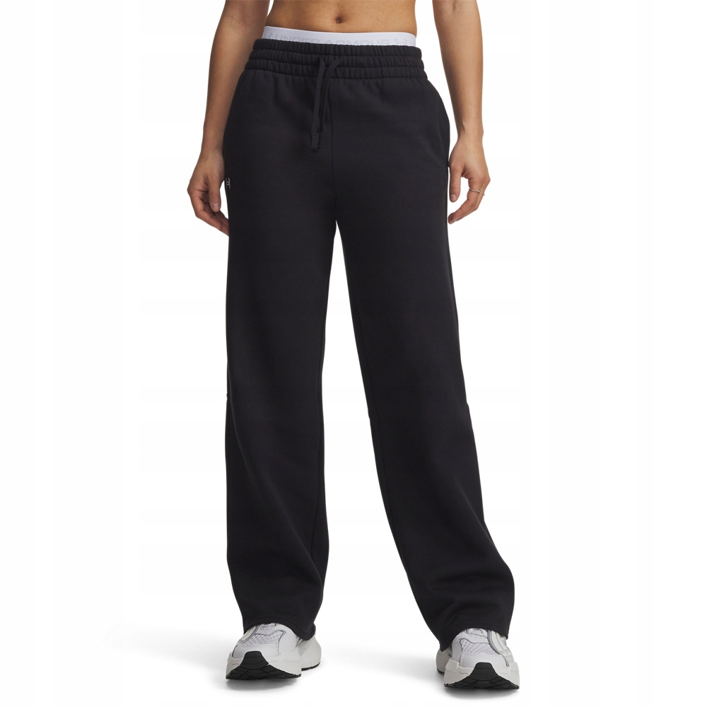 Under Armour Sportovní kalhoty Ua Rival Flc Straight Pant-BLK