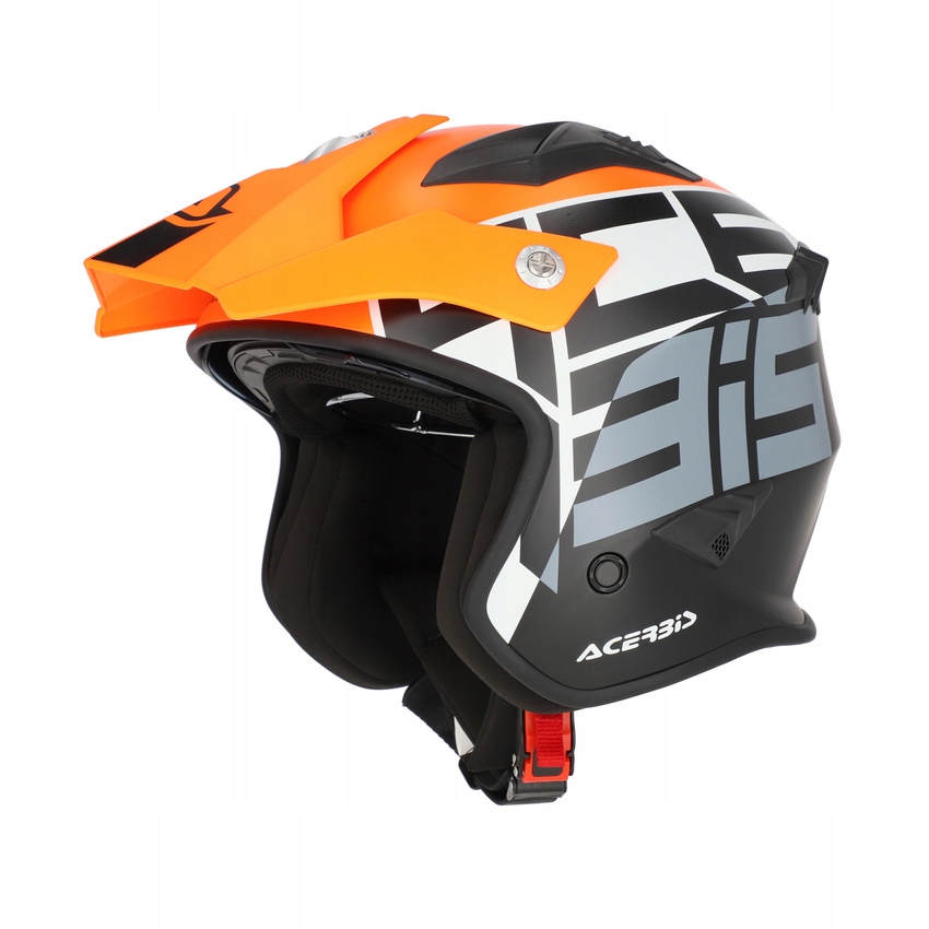 Helma Acerbis Jet Aria Graphic Scooter Trial čierno-žltá fluo Motocykel