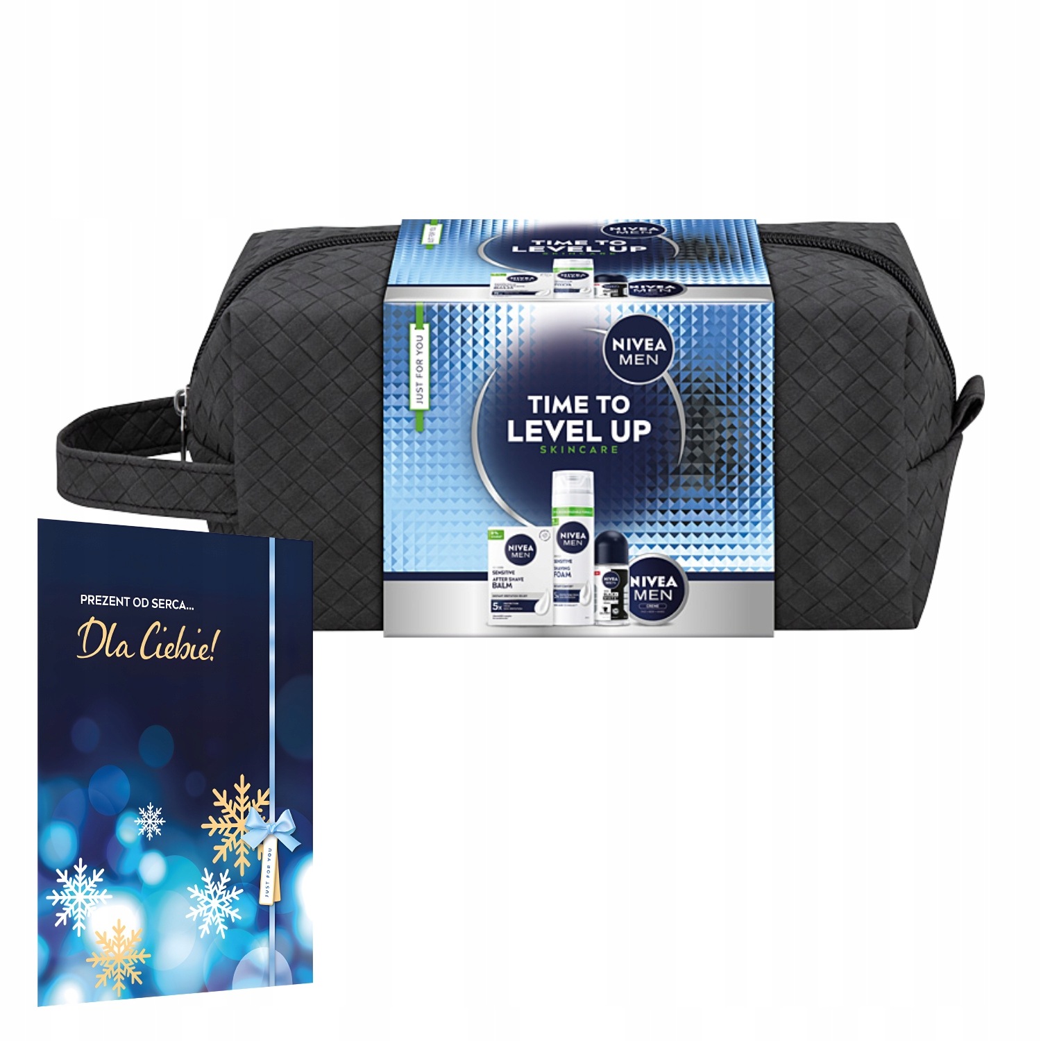 Nivea Men Level Up Vánoční sada kosmetiky dárek pro něj +dárek