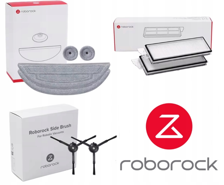 zestaw Roborock S8 MaxV Ultra S8 Max Ultra szczotki mopy filtry