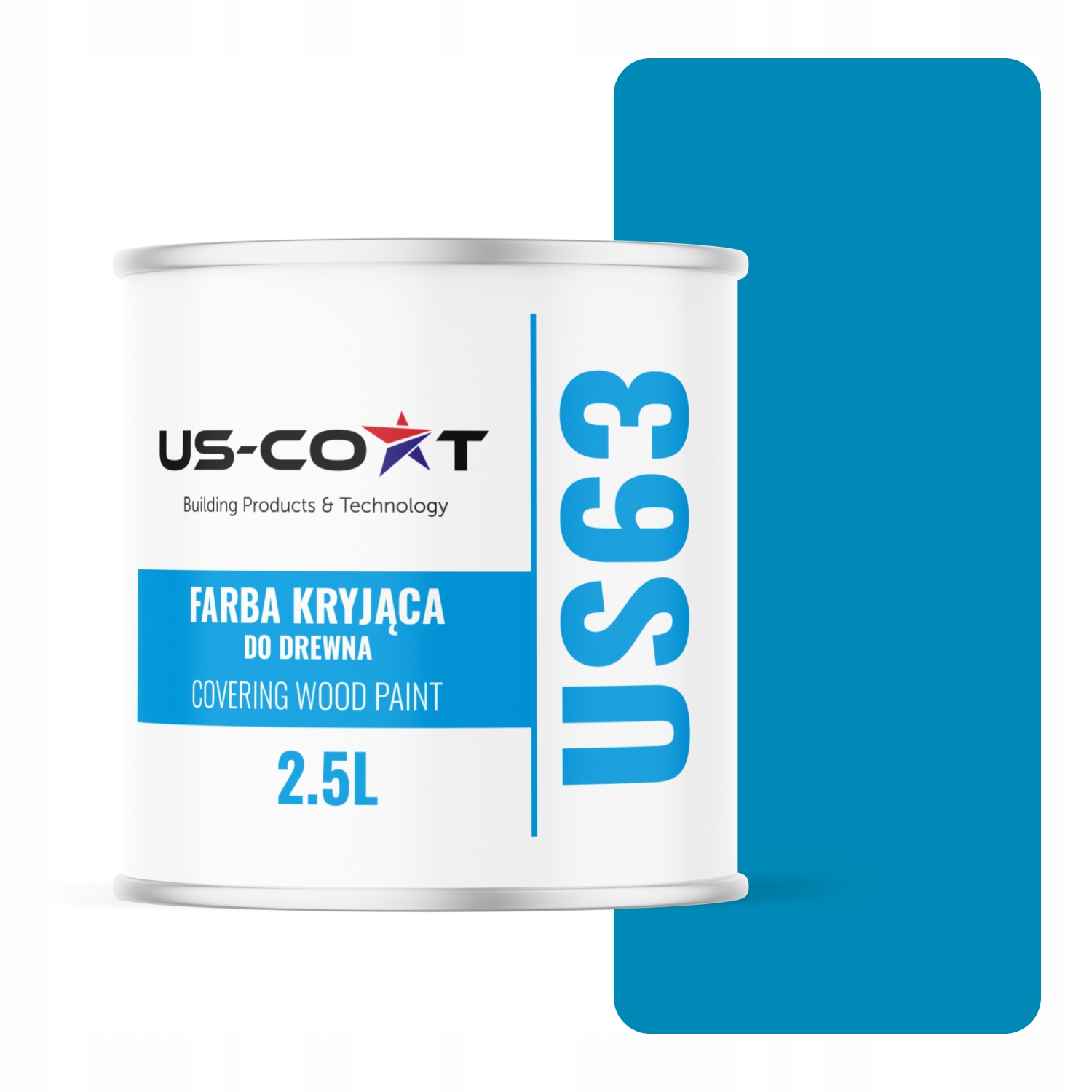 Barva Na Dřevo Kryjící Dveře Barva Modrá Světlá Ral 5012 Mat 2,5L Uv