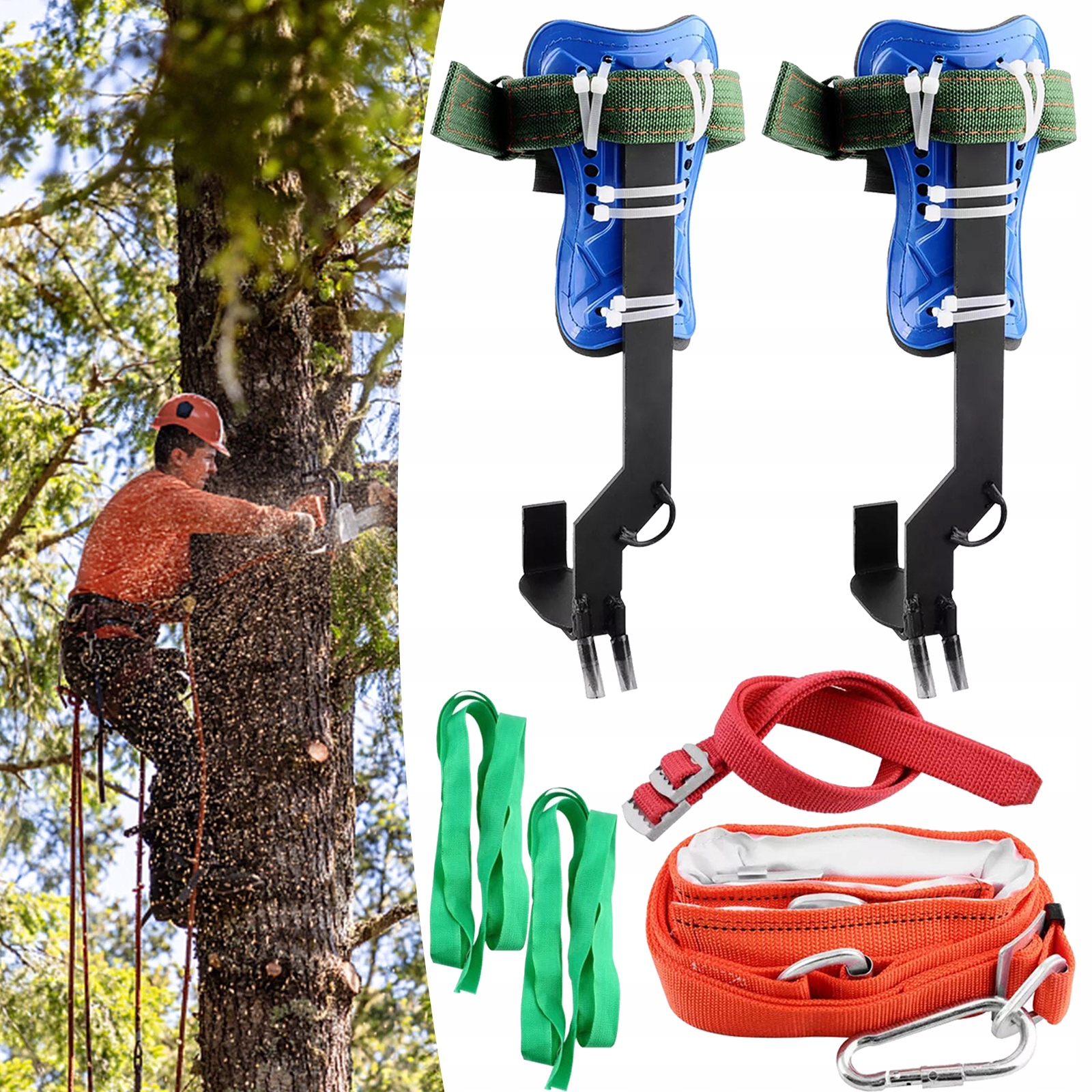 Zestaw Regulowane narzędzia do wspinaczki po drzewach Z Pas bezpieczeństwa