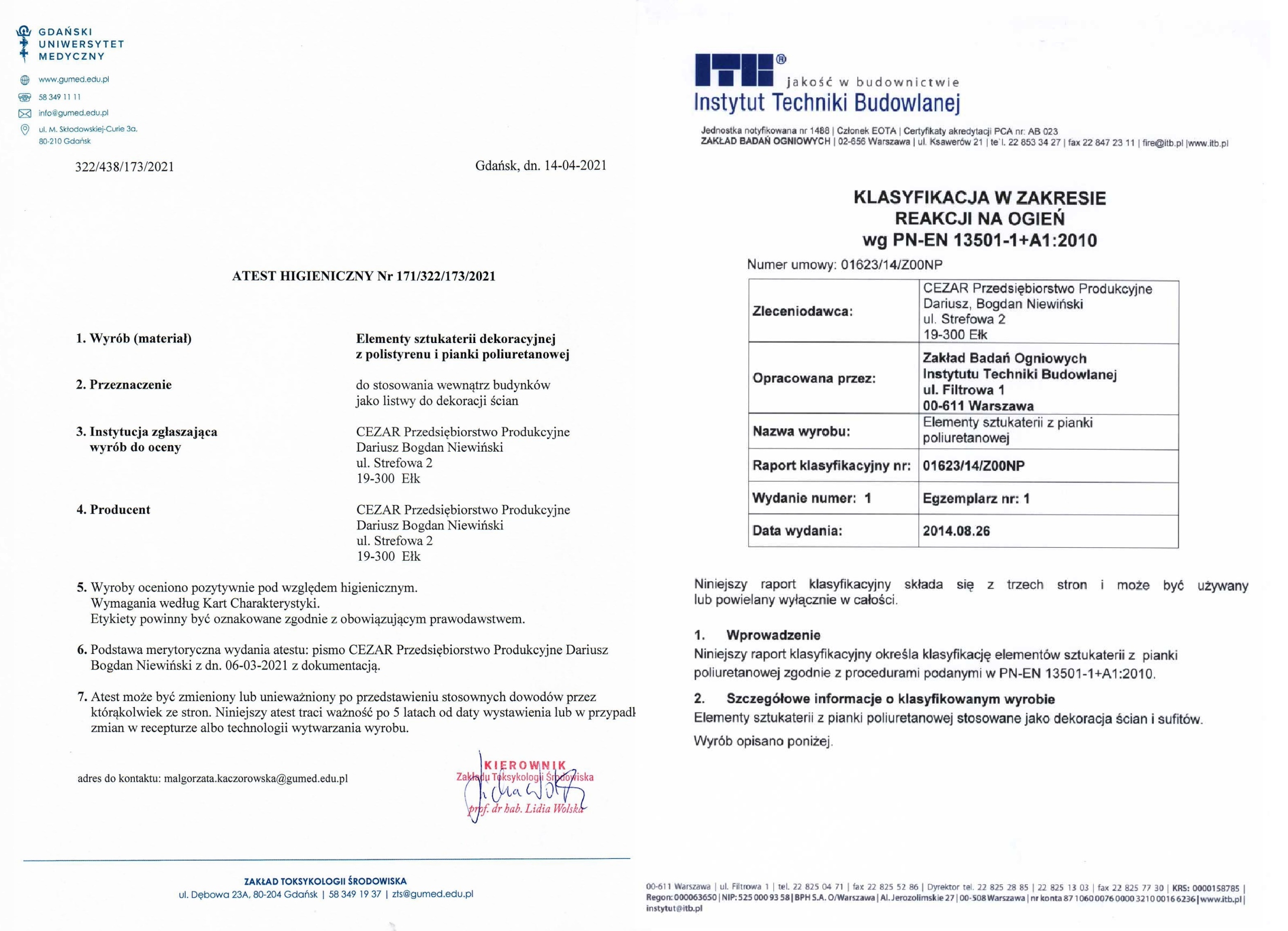 Biała LISTWA PRZYPODŁOGOWA cokół Creativa LPC-23 Waga produktu z opakowaniem jednostkowym 1 kg