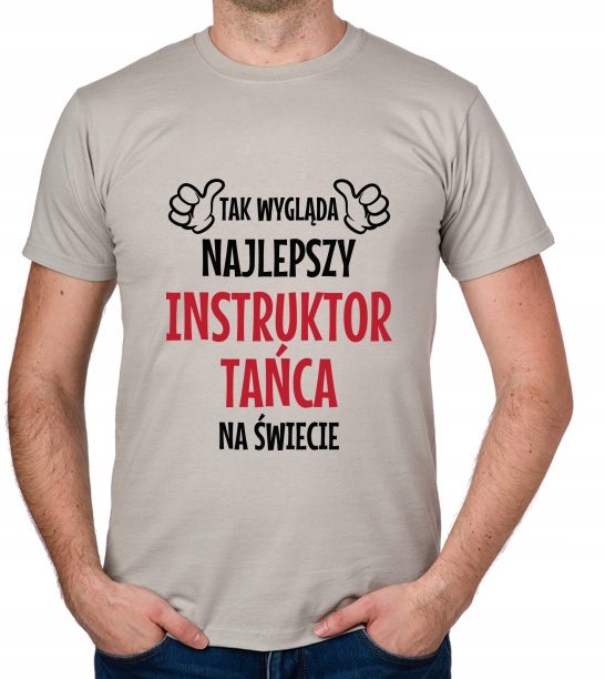 

koszulka Najlepszy Instruktor Tańca prezent