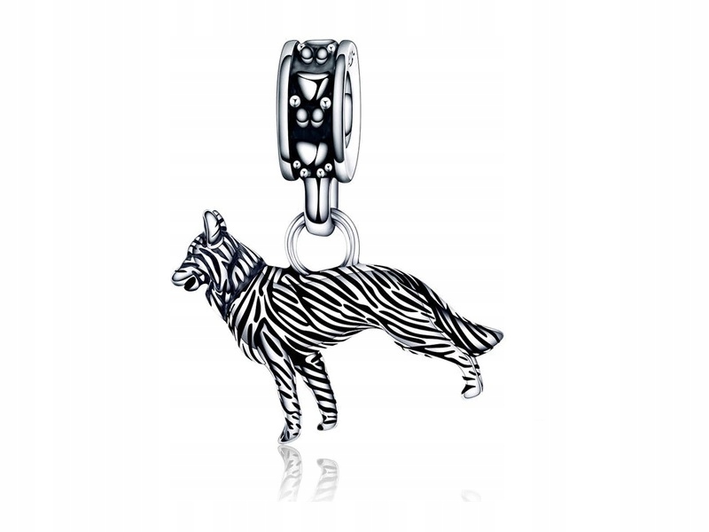 

Srebrny Koralik Charms Beads Wilczek Wilk Wolf