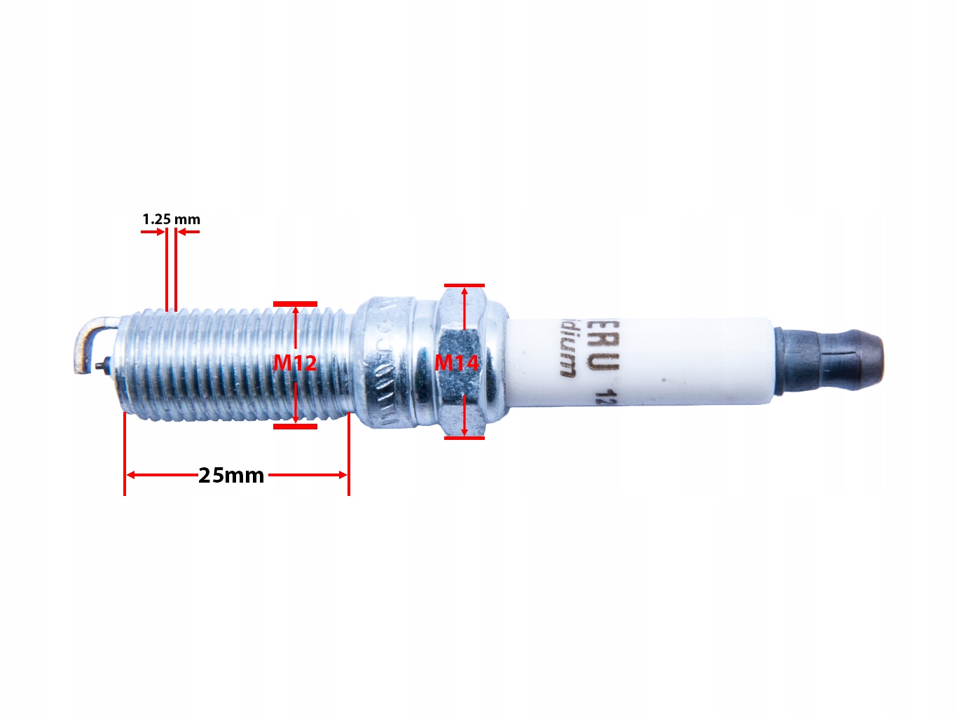 SWIECE ZAPLONOWE OPEL INSIGNIA A B BERU 4SZT Thread length 25 0 mm