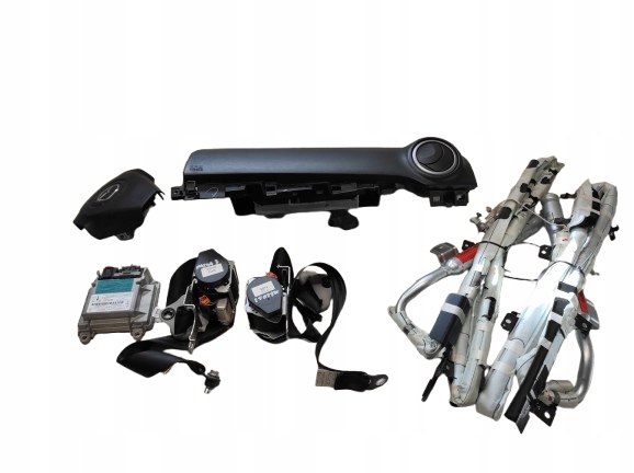 MAZDA 3 I 1 BK LIFT 06- PODUSZKI PASY MODUŁ KURTYNY