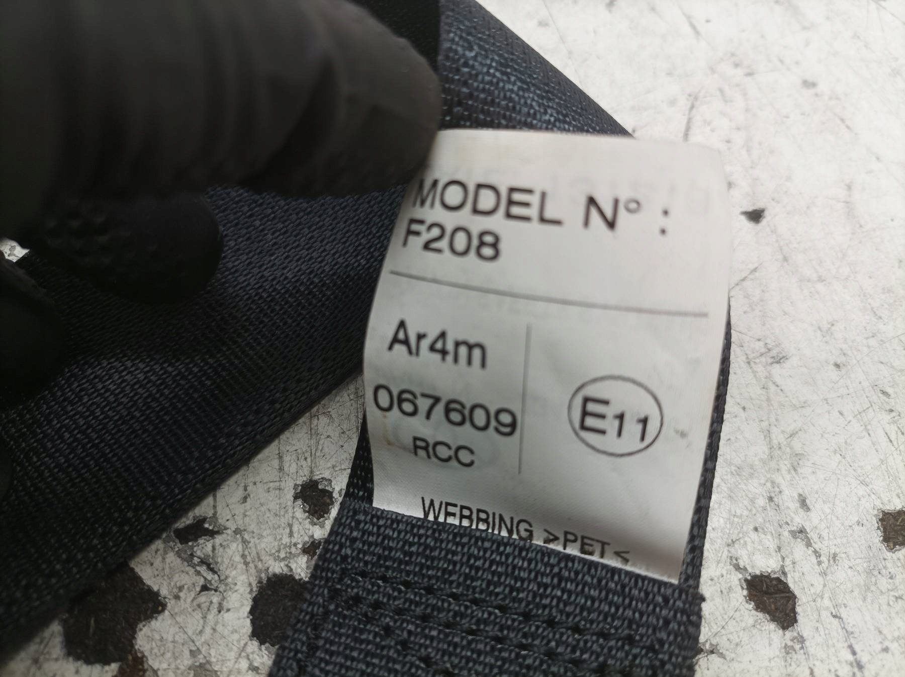 Gurten Sicherheits mitte heck KANAPY E16 E17 E18 Toyota Corolla XI