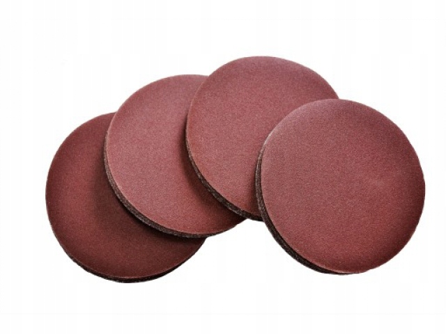 

10 x Dysk papier Ścierny na Rzep 125 mm p240 Kółko