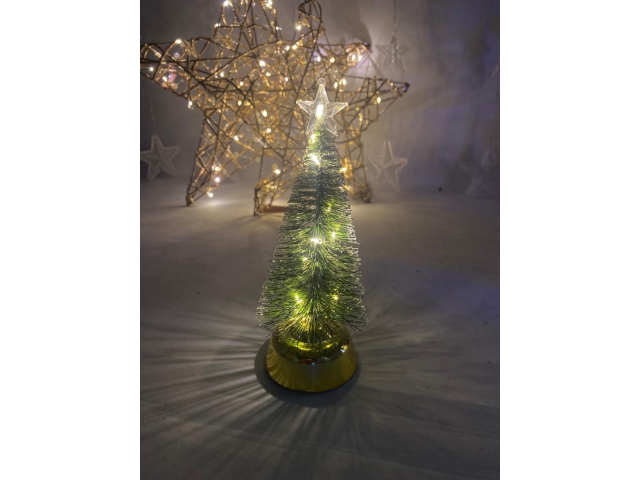 

Choinka Led dekoracyjna Mała 19cm/ 96 Biała Zimna