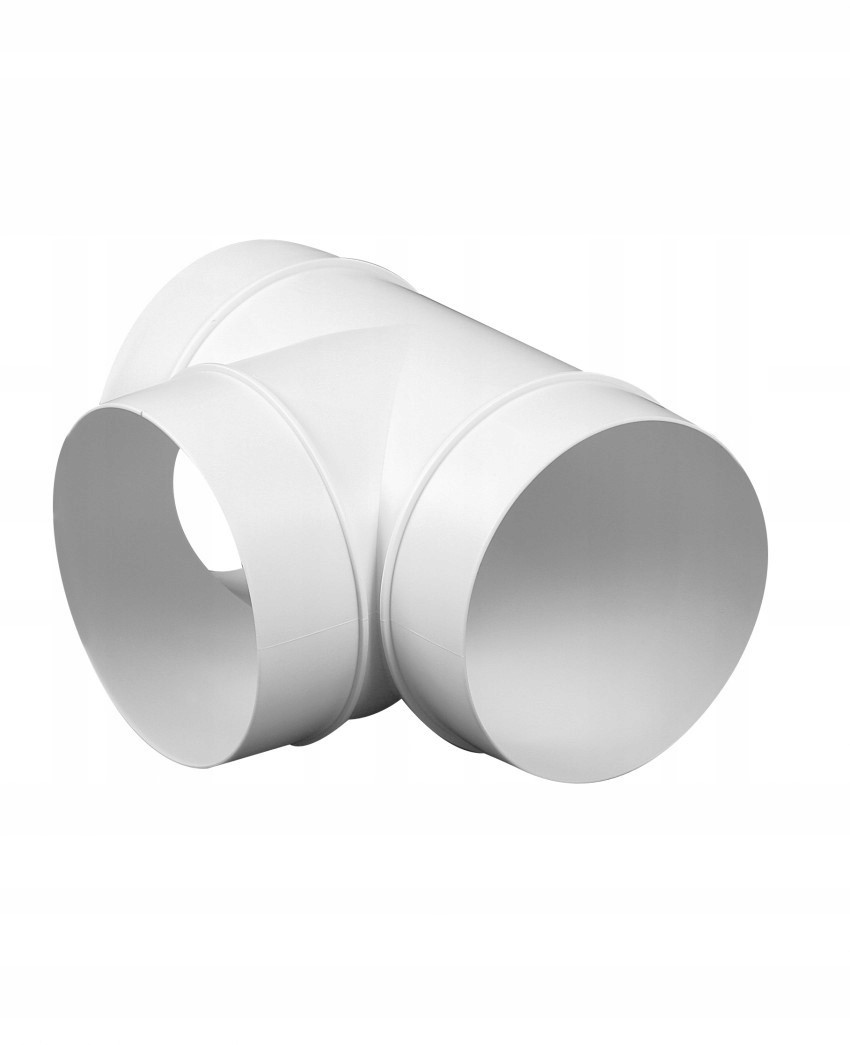 

Trójnik do kanału okrągłego 125mm Pcv wentylacja