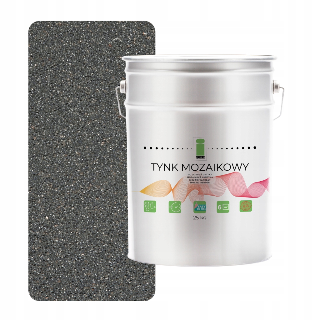 Mozaiková omietka Živý grafitový marmolit M05 25 kg Mrazuvzdorná Premium