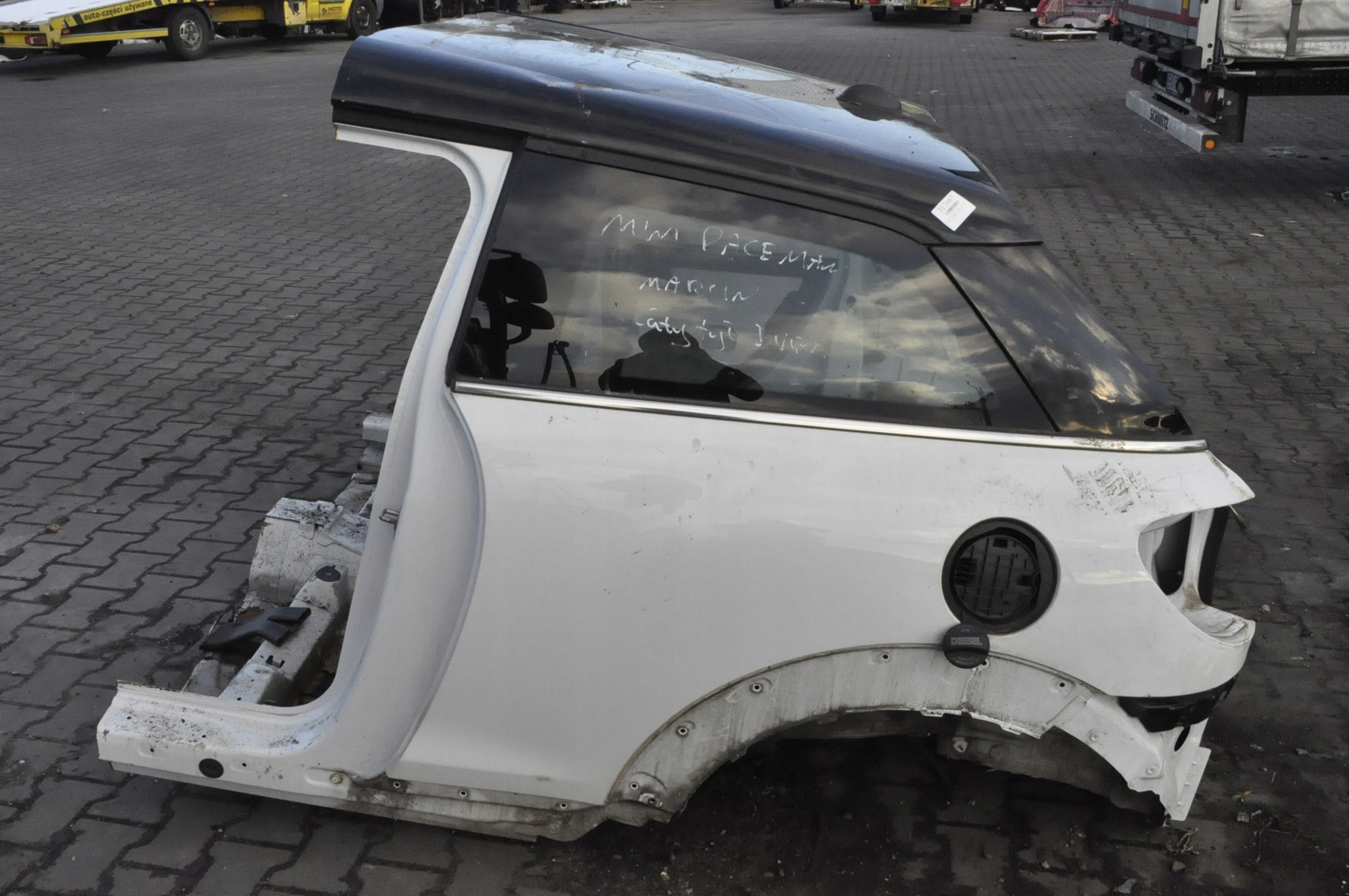 MINI PACEMAN R61 CAŁY TYŁ DUPA PAS WANNA ĆWIARTKA PRAWA LEWA Typ samochodu Samochody osobowe