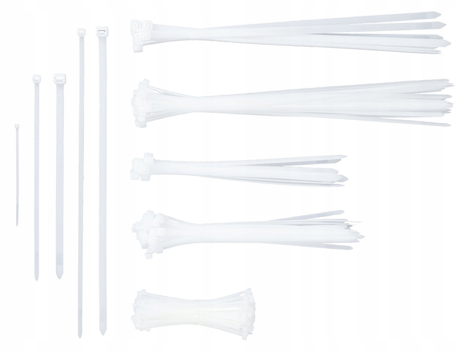 

Opaski zaciskowe Parkside 2,5x100 7,6x300 251 szt.