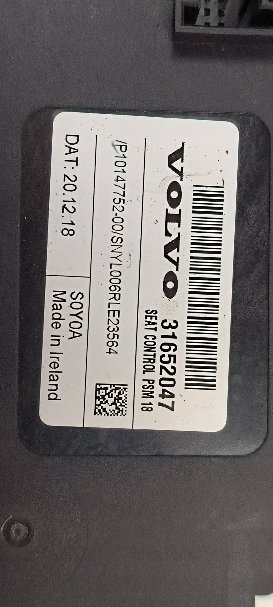 Module 31652047 VOLVO V60 II