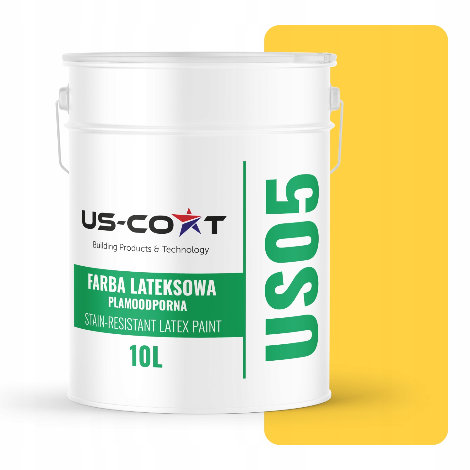 Latexová Farba Odolná Voči Škvrnám Zlatá Farba H7064 10L Matná Na Steny Stropov