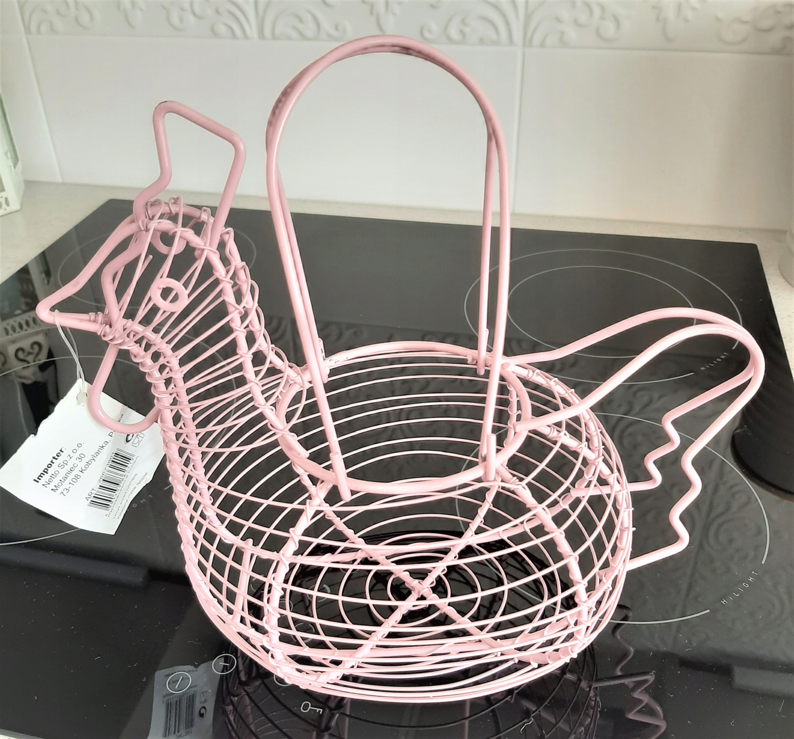 KOSZYK na pisanki JAJA święconkę KOKOSZKA uchwyty