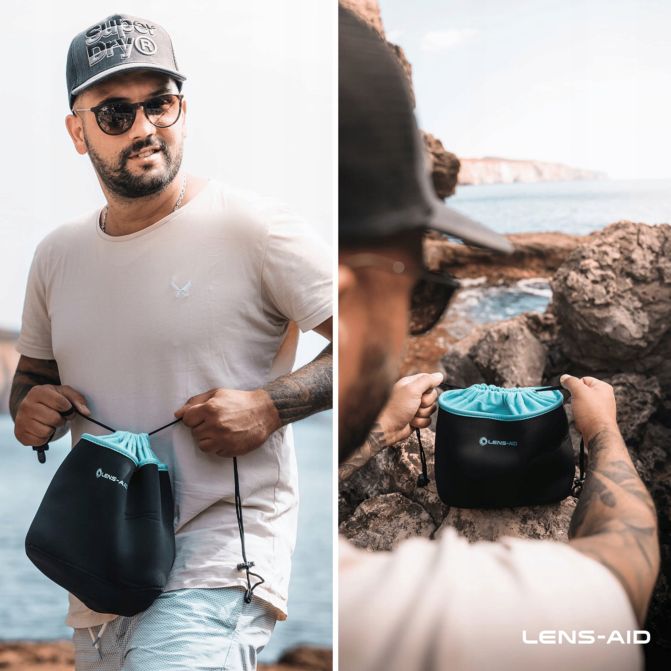 LENS-AID Neoprenowy Pokrowiec Na Kamerę Z Ochronną Wyściółką 3 Sztuki — miniatura 6