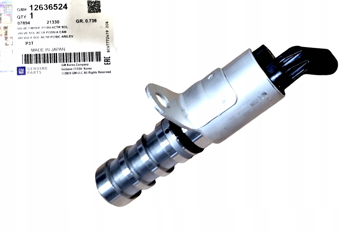 

Zawór zmiennych faz rozrządu Opel Astra K 1.0 1.4