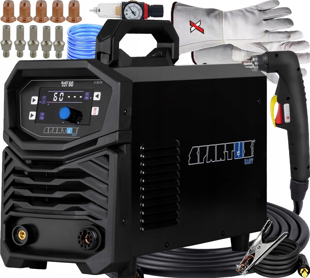 Plazmová Řezačka Easycut 60 Led Plazma Pro Řezání Kovů 400V 60A