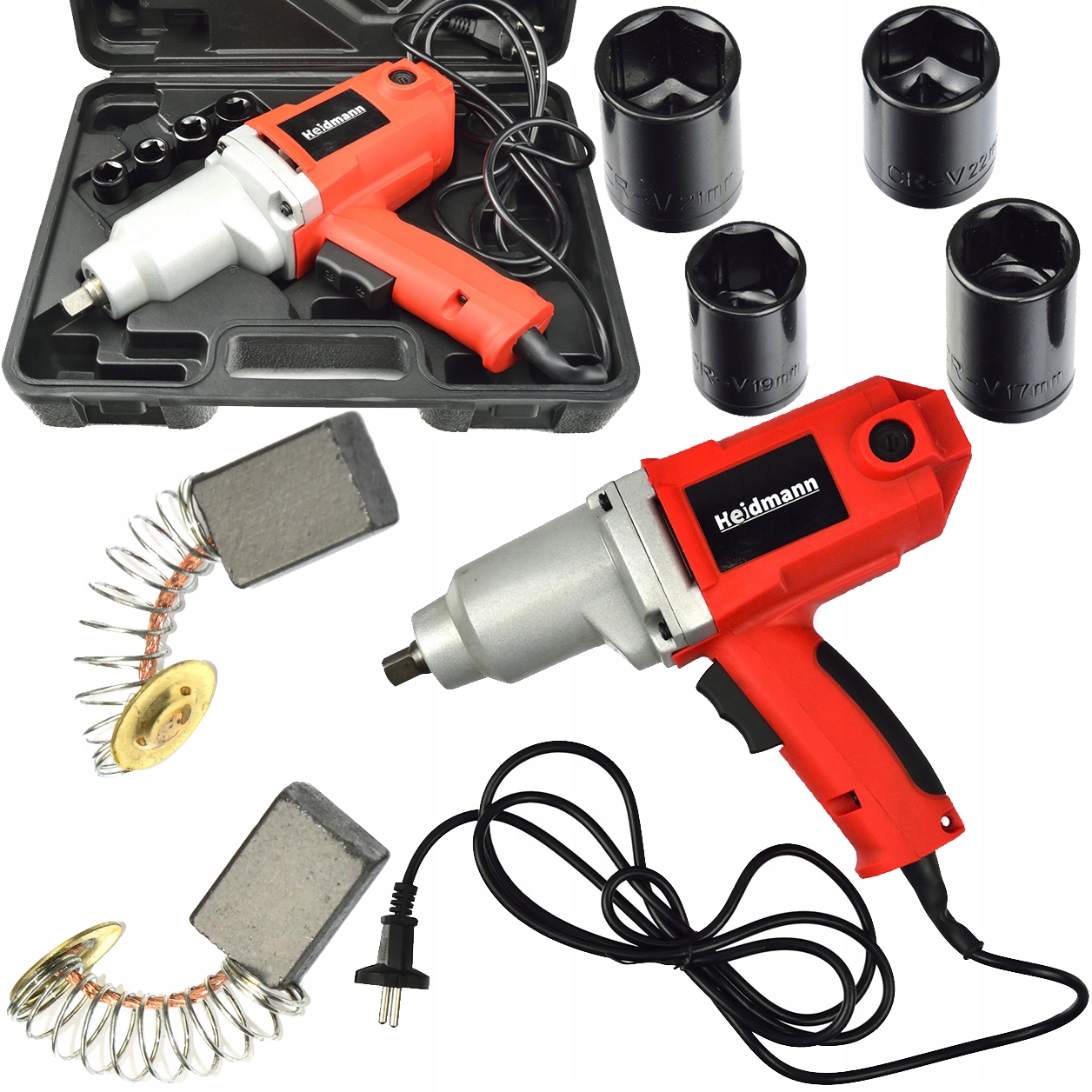 KLUCZ UDAROWY ELEKTRYCZNY 1/2" 2000W 800Nm