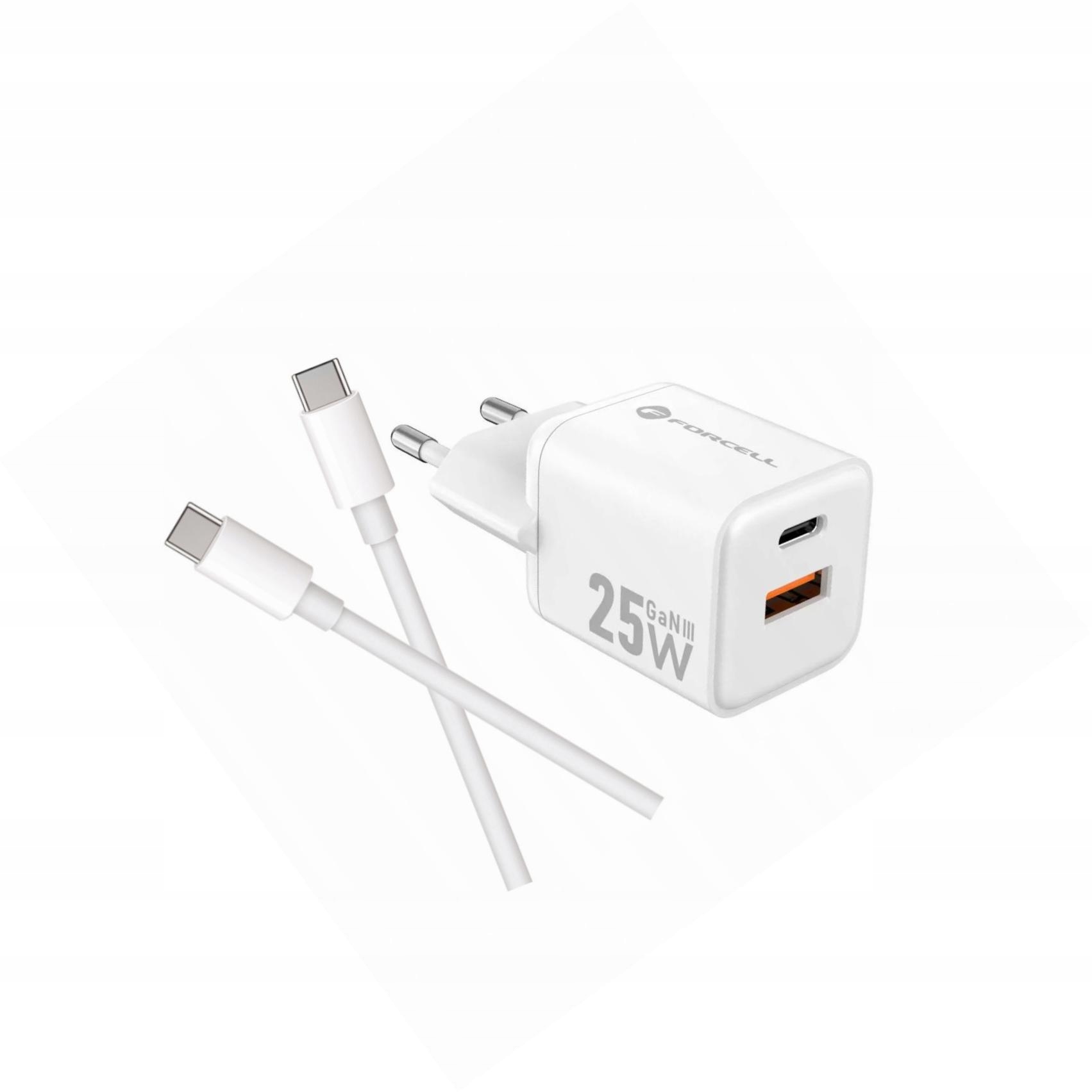 Szybka ładowarka Gan 25W kablem Usb-c do Motorola Moto Edge 40 Neo