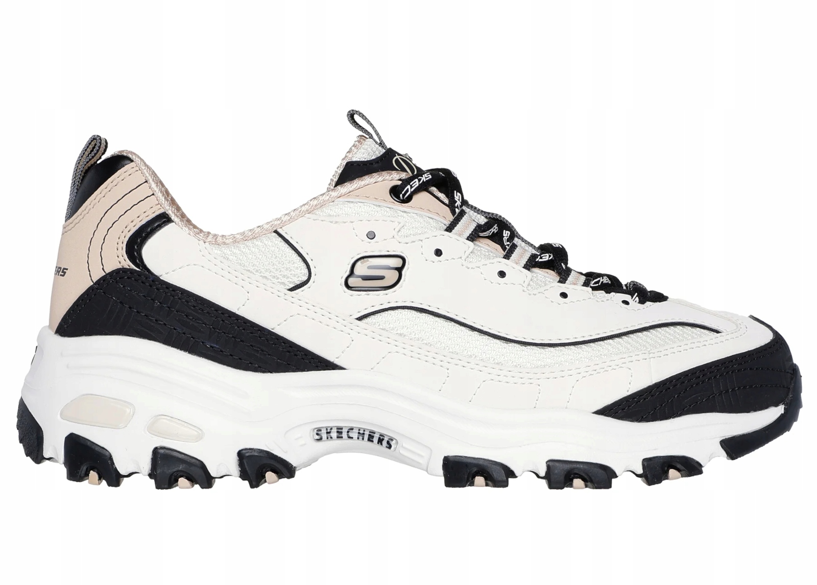 Dámské boty Skechers D'lites 150536-NTBK sportovní béžovo-černé 41