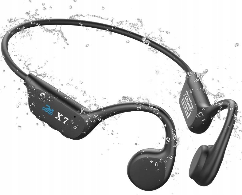 Sportowe słuchawki do pływania z przewodnictwem kostnym Openear X7