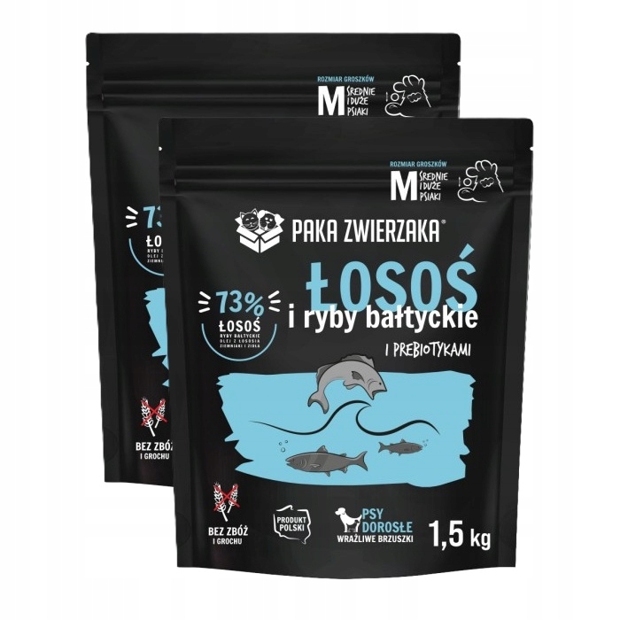 Levně Paka Zwierzaka Seventh Heaven Losos s baltskými rybami 2PAK 2x1,5kg 3kg