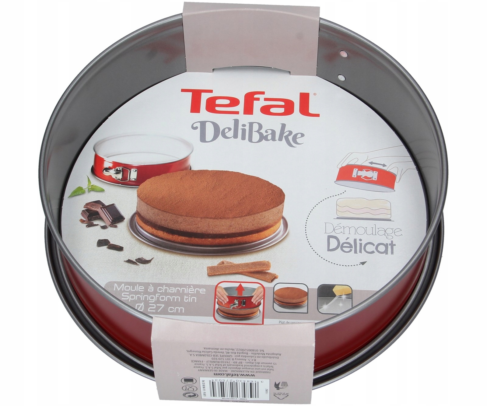 

Forma do pieczenia DeliBake 27cm Tefal | metal