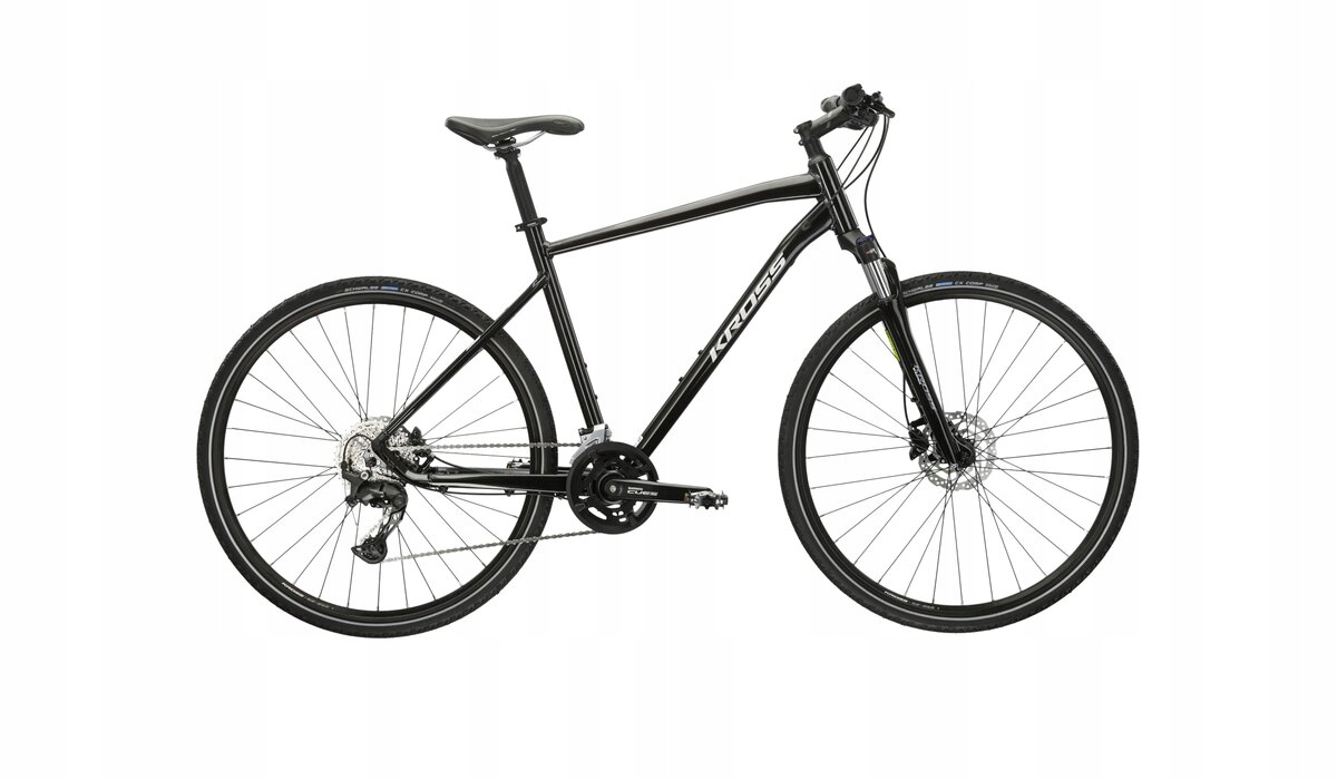 Rower Kross 28" Evado 7.0 Rama M-19" czarny srebrny połysk