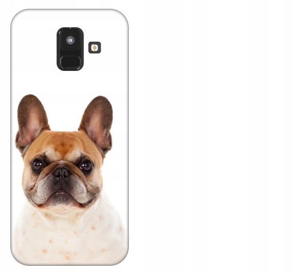

Etui pokrowiec Samsung Galaxy A6 2018 Pies buldog