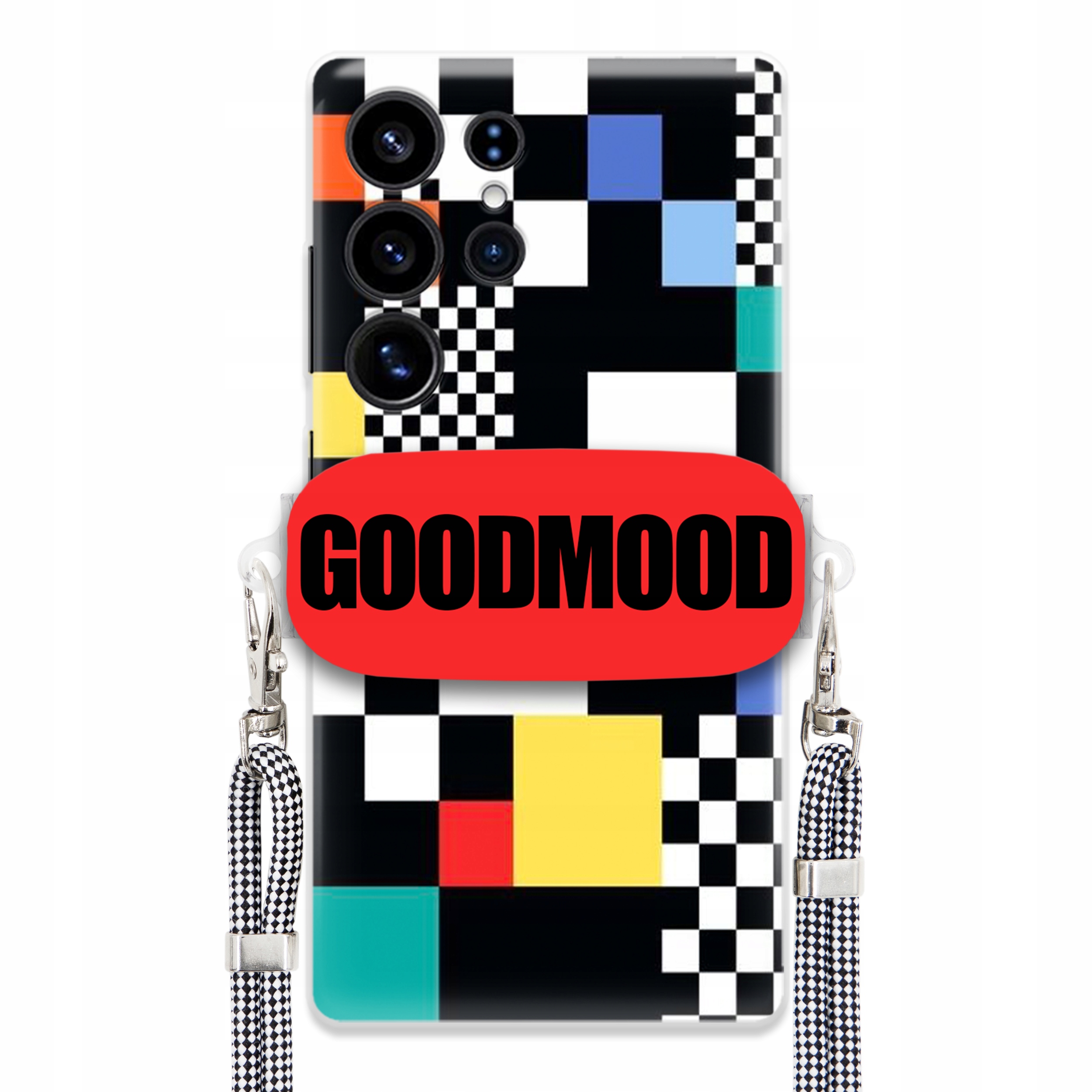 Pouzdro Pro Samsung S25 Ultra Case Držák Na Vodítko Zebra Telefonu Pixelart MIX Wz
