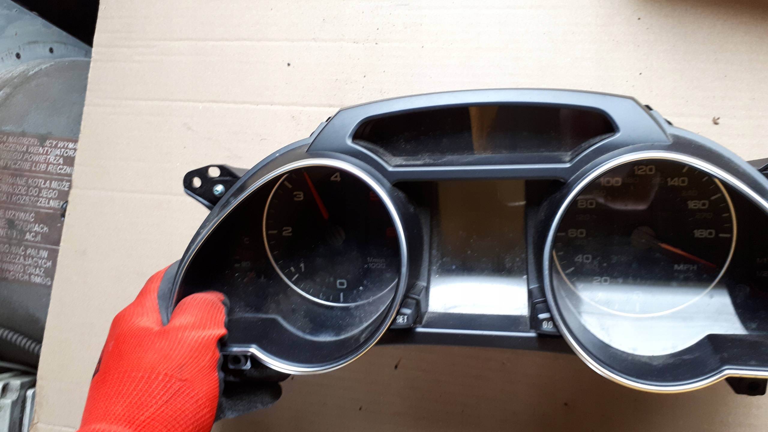 A5 8T dials clock 3.0 TDI 8T0920981K ANGLIK
