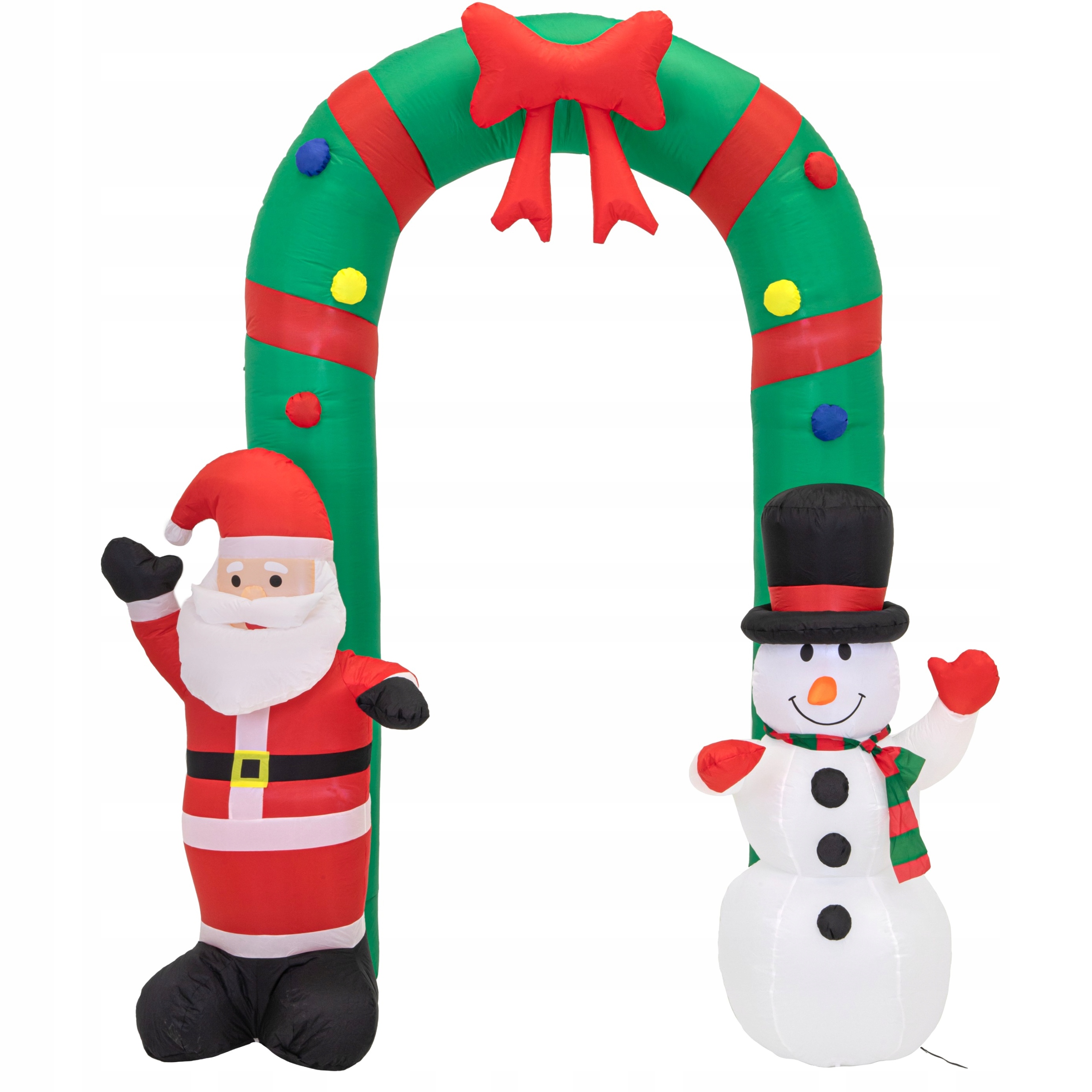 Nafukovací vianočný oblúk, Led brána, Santa, Snehuliak vonkajšia Dekorácia