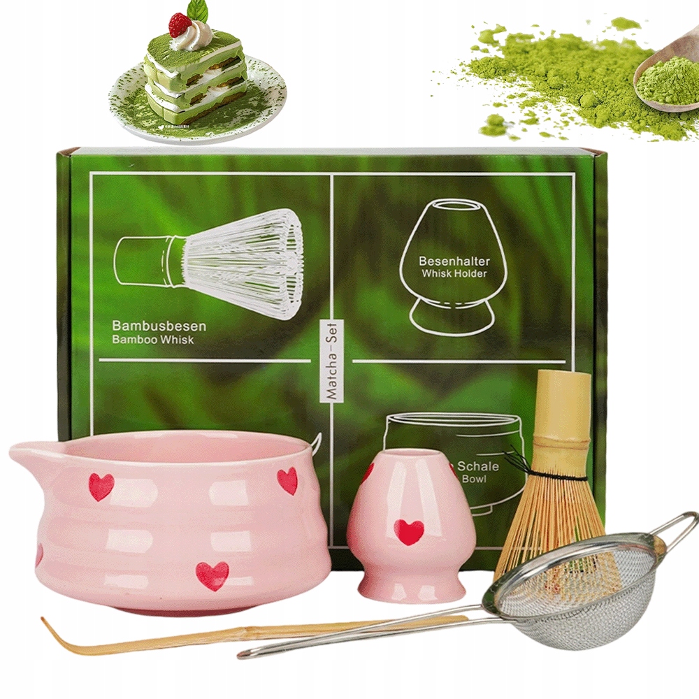 Levně Sada Na Matchu Miska A Metla, Startovací Sada Růžová 5-DÍLNÁ