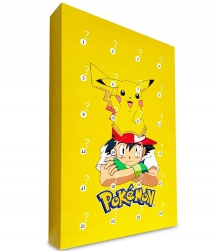 KALENDARZ Z POKEMONAMI 24 SZTUKI FIGURKI ZESTAW POKEMON PREZENT FIGURKI Marka inna