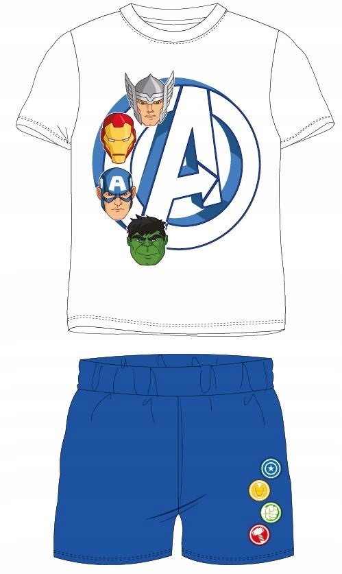 

Piżama Chłopięca Marvel Avengers Kr Rękaw 104
