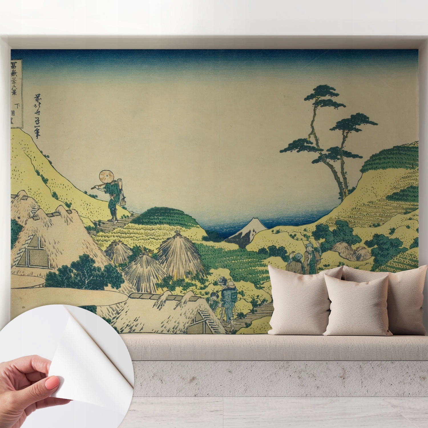 Samolepicí stylová dekorativní fototapeta Venkovská krajina 208 x 146 cm